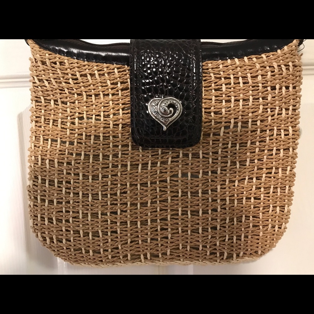 Brighton Woven Straw designer Handbag